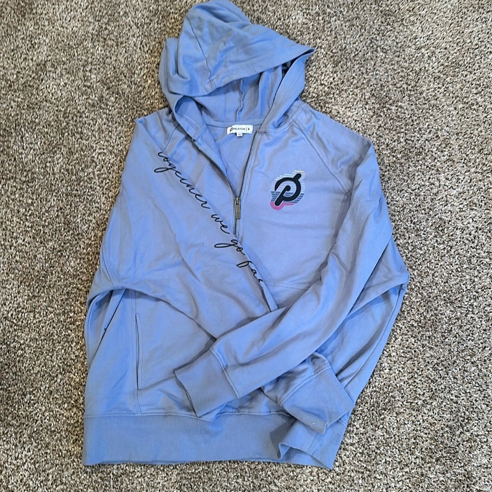 light weight Peloton hoodie